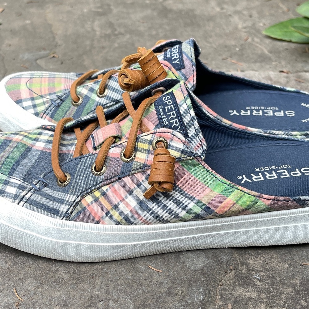 Sperry Top Sider Plaid Slip-on Shoe - Picture 4 of 7